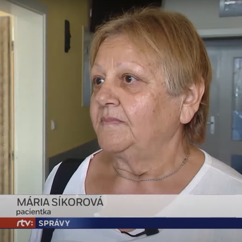 Screenshot z videoreportáže STV1 ako preklik na príbeh klientky Márie Síkorovej, ktorá vďaka NFI protokolu schudla 26 kíl a znovu srší energiou.